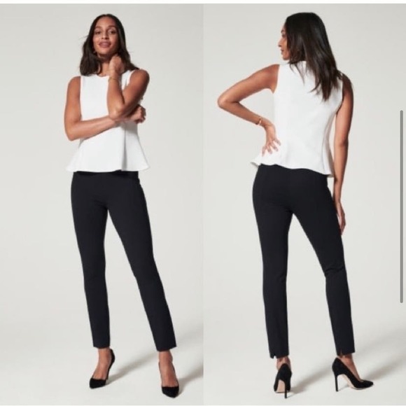 SPANX Perfect Backseam Ankle Skinny Pant in Classic Black Size small - Picture 1 of 10
